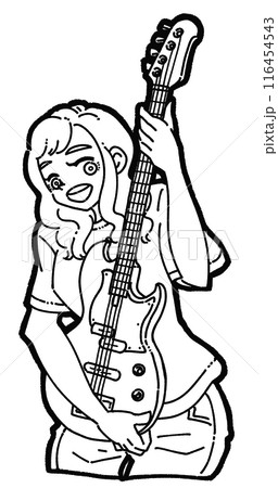 ベースを持った女の子 116454543