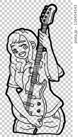 ベースを持った女の子 116454543