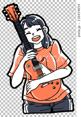 有電吉他的女孩 116454654