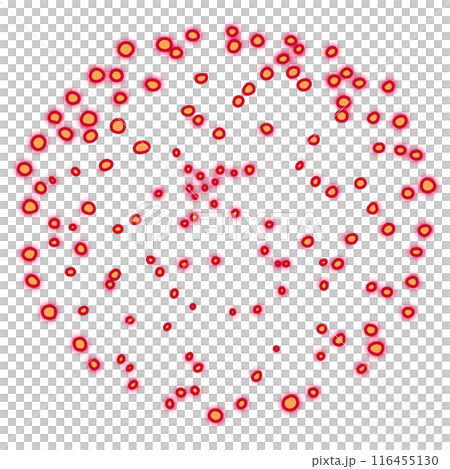 Fireworks (peony red) single illustration Fireworks (peony red) single illustration 116455130