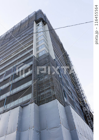 建設中のタワーマンション 116455564