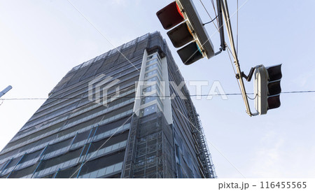 建設中のタワーマンション 116455565