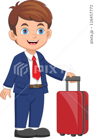 boy wearing business suit cartoon boy wearing business suit cartoon 116457772