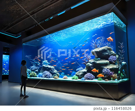 水族館に一人で来たら孤独と自分に気づいた 116458026