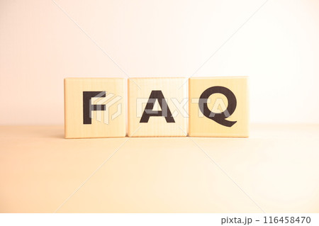 FAQ（よくある質問・QA）の文字 116458470