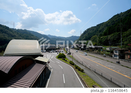 岐阜県加茂郡七宗町_道の駅 ロック・ガーデンひちそうからの南側風景2_2023年9月 116458645