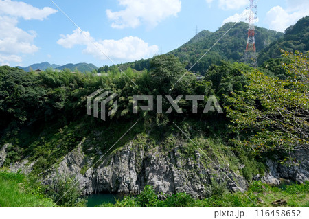 岐阜県加茂郡七宗町_道の駅 ロック・ガーデンひちそうからの景色1_2023年9月 116458652