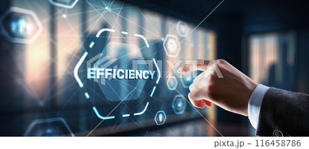 Manager businessman plan to increase efficiency Manager businessman plan to increase efficiency 116458786