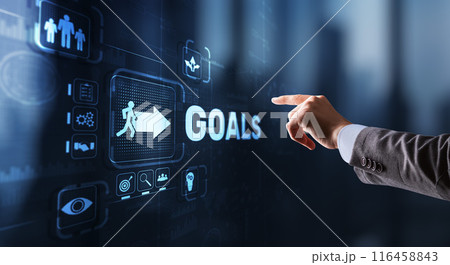 Teamwork Goals Strategy Business Support Concept Teamwork Goals Strategy Business Support Concept 116458843