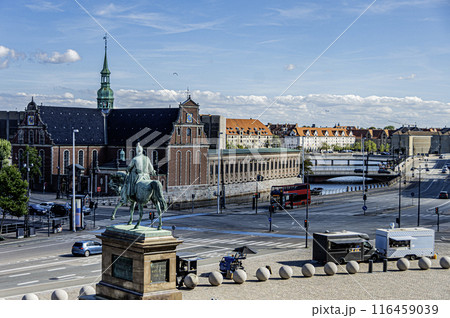 Copenhagen center seen from Christiansborg Palace. Denmark. Copenhagen center seen from Christiansborg Palace. Denmark. 116459039