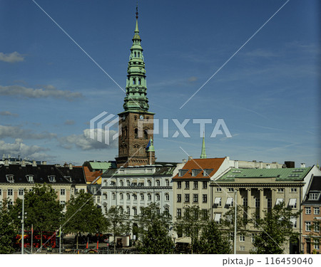 Buildings in the center of Copenhagen. Denmark. 116459040
