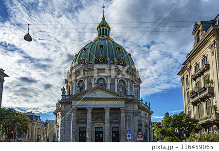 Frederiks Kirke Lutheran church, known as the Marble Church. Copenhagen. Denmark. 116459065