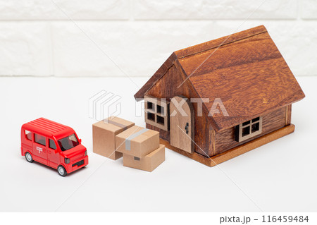 戸建て住宅とゆうパックの置き配のイメージ 116459484