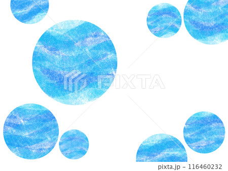 青い水玉の水彩 116460232
