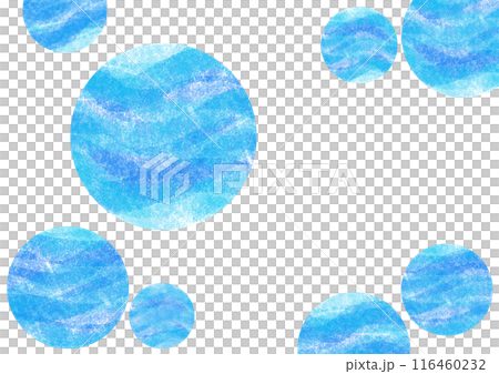 青い水玉の水彩 116460232