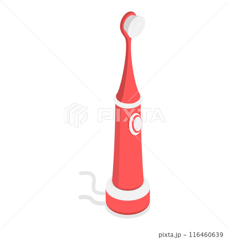 3D Isometric Flat Vector Illustration of Tooth Cleaning Tools, Dental Hygiene, Oral Care. Item 5 3D Isometric Flat Vector Illustration of Tooth Cleaning Tools, Dental Hygiene, Oral Care. Item 5 116460639