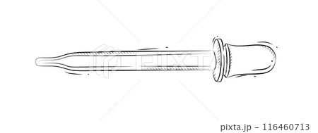 Pipette in graphic style 116460713