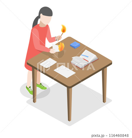 3D Isometric Flat Vector Illustration of Dangerous Situations With Kids, Children Risks and Safety. Item 1 3D Isometric Flat Vector Illustration of Dangerous Situations With Kids, Children Risks and Safety. Item 1 116460848