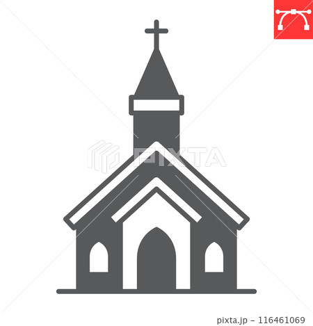 Church glyph icon 116461069