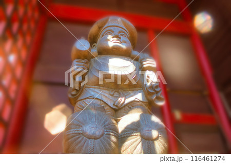 朝に輝く大黒様 116461274