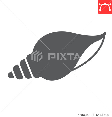 Conch glyph icon 116461500