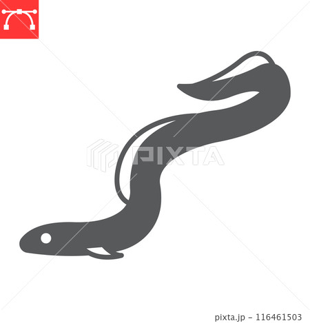 Eel glyph icon 116461503