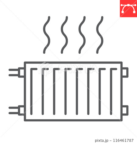 Radiator line icon 116461787
