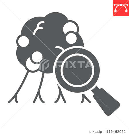 Early diagnosis glyph icon Early diagnosis glyph icon 116462032