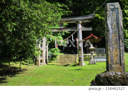 西金砂神社 鳥居 茨城県常陸太田市上宮河内町 西金砂神社 鳥居 茨城県常陸太田市上宮河内町 116462327