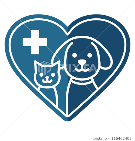 動物病院のロゴマーク 116462405