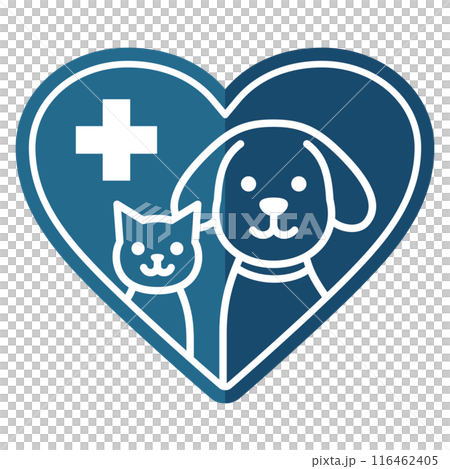 動物病院のロゴマーク 116462405