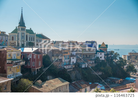Colorful houses of Valparaiso, Chile Colorful houses of Valparaiso, Chile 116463725