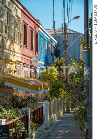Colorful houses of Valparaiso, Chile Colorful houses of Valparaiso, Chile 116463738