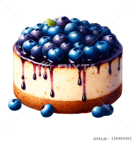 3d blueberry cake  116464301