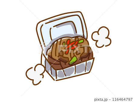 焼きそば　手描き 116464797