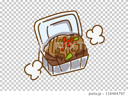 焼きそば　手描き 116464797