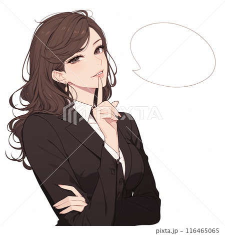 スーツを着た女性 116465065