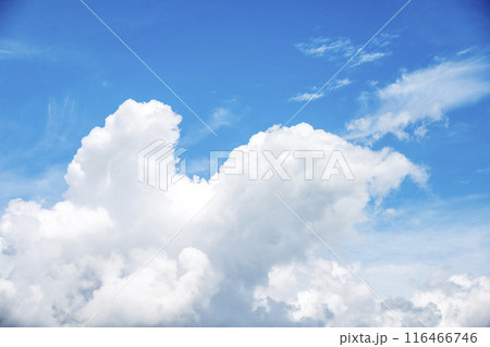 夏の空 青空 晴れ 空素材 【東京都】 116466746