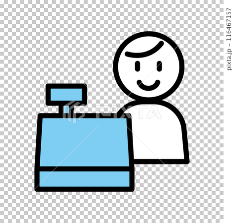 Part-time job, cashier, employee Part-time job, cashier, employee 116467157