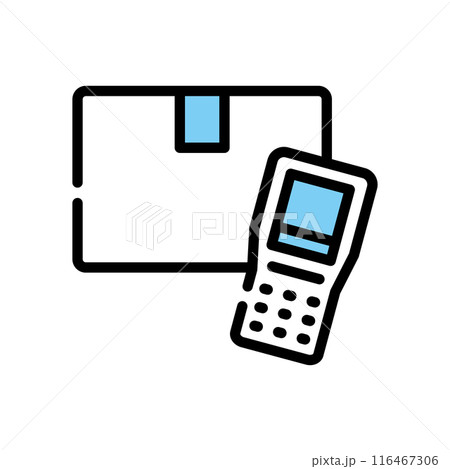 ピッキング　箱　商品　バーコードリーダー 116467306