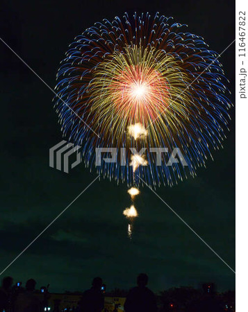 土浦全国花火競技大会の打ち上げ花火 土浦全国花火競技大会の打ち上げ花火 116467822