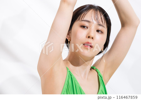 若い女性のビューティ 116467859