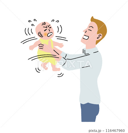 子育て_赤ちゃん_危険_揺さぶり 子育て_赤ちゃん_危険_揺さぶり 116467960