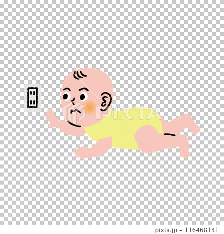 子育て_赤ちゃん_危険_コンセント 116468131