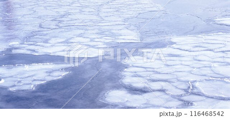 北海道床丹海岸凍結風景 北海道床丹海岸凍結風景 116468542