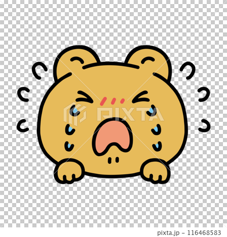 泣いているクマ 116468583