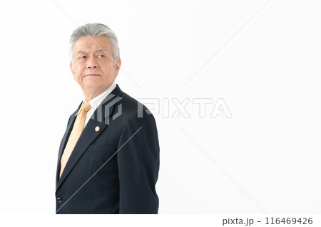 ビジネス　シニア男性　弁護士 116469426