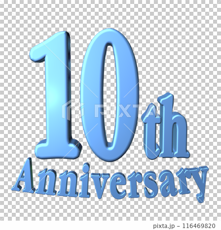 3DCG角色「10th Anniversary/10th Anniversary」藍色、藍色 116469820