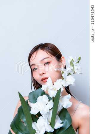 女性/ビューティ/ボタニカル/グリーン 116471542