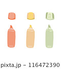 Set of Three Highlighters flat design  116472390
